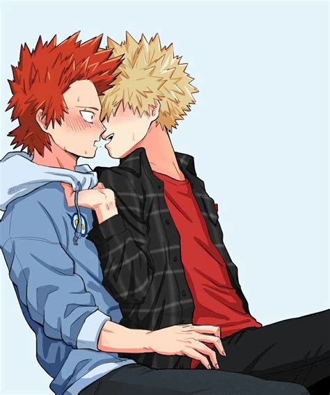 bakugou x kirishima|Can't take my eyes off of you (Kiribaku) .